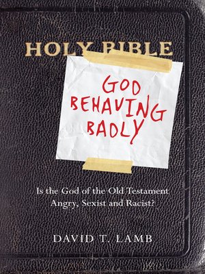 cover image of God Behaving Badly